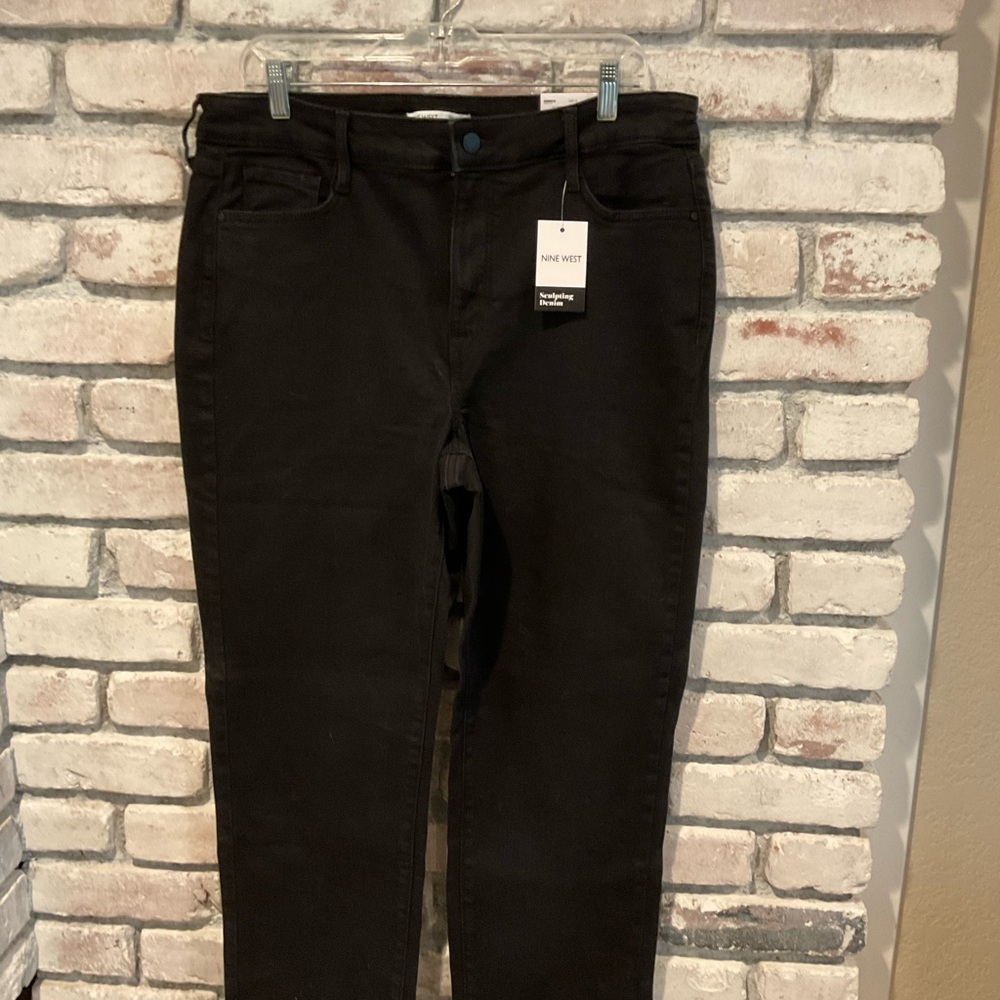 New With Tags Black Nine West Jeans Size 16